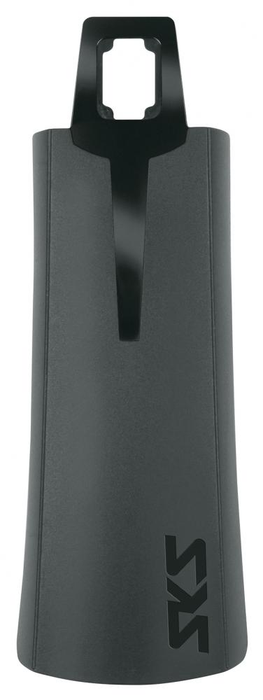 SKS Spoiler BLUEMELS STYLE 46 mm - Kantiges Kunststoffprofil mit Befestigungsmaterial für optimalen Spritzschutz - Schutzblechverlängerung