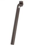 Ergotec Patentsattelstütze aus schwarzem Aluminium, Ø 30,8mm, 350mm Länge.
