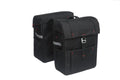 New Looxs Doppelpacktasche Vigo Double II Black 46L Black - sportliche, geräumige Gepäckträgertasche