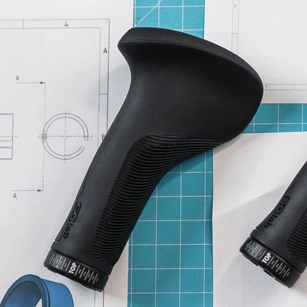 SQlab Grip 721 2.0 L Fahrradgriffe - Ergonomische MTB Griffe für maximalen Komfort - Lenkergriffe