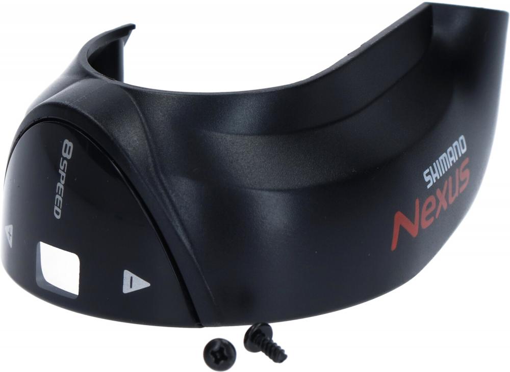 SHIMANO ABDECKUNG GANGANZEIGE MIT SCHRAUBEN SL-C6000-8 SCHWARZ - 6000-8, SCHWARZ