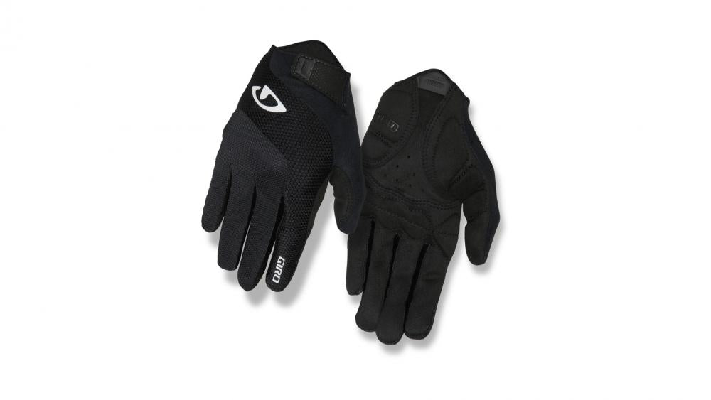 Giro Tessa Gel LF Fahrradhandschuhe Damen, schwarz, Größe M, Gel-Polsterung, atmungsaktives Stretchmaterial, AX Suede Synthetik-Leder, Touchscreen-kompatibel, Klettverschluss, Mikrofaser-Daumen