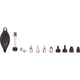 Jagwire Ersatz-Adapter-Set für Elite Bleed Kit Rot - umfassendes Entlüftungs-Set