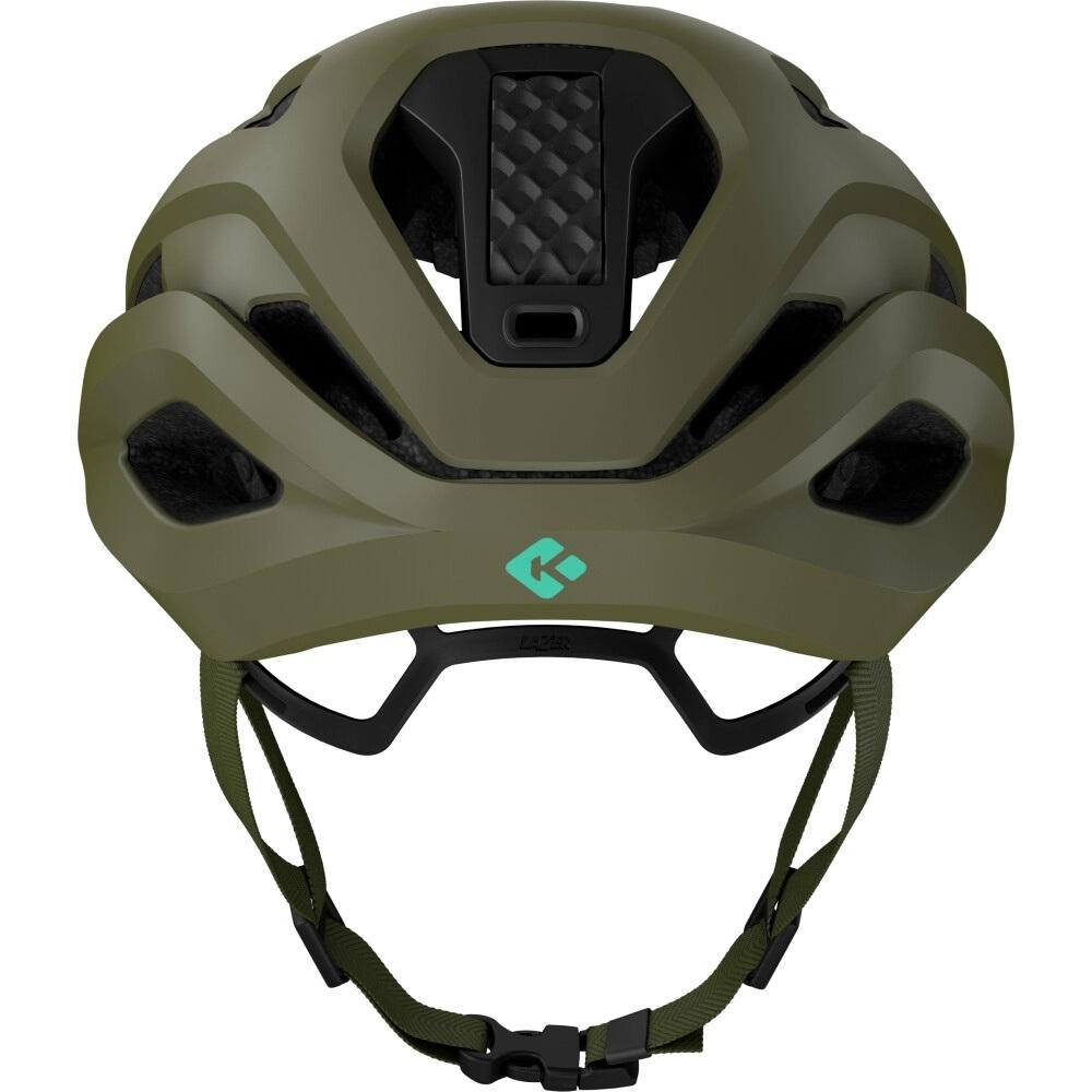 LAZER Helm Strada KinetiCore Road Matte Pine Green L (58-61 cm) - sicherer & komfortabler Rennradhelm