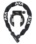 Axa SOLID Plus Rahmenschloss + LINQ CITY 100 Kettenschloss - Hochwertiges 58 mm Fahrradschloss Schwarz