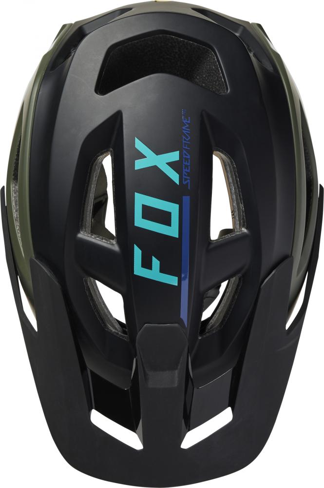 Fox Helm Speedframe Pro Blocked Army Größe M