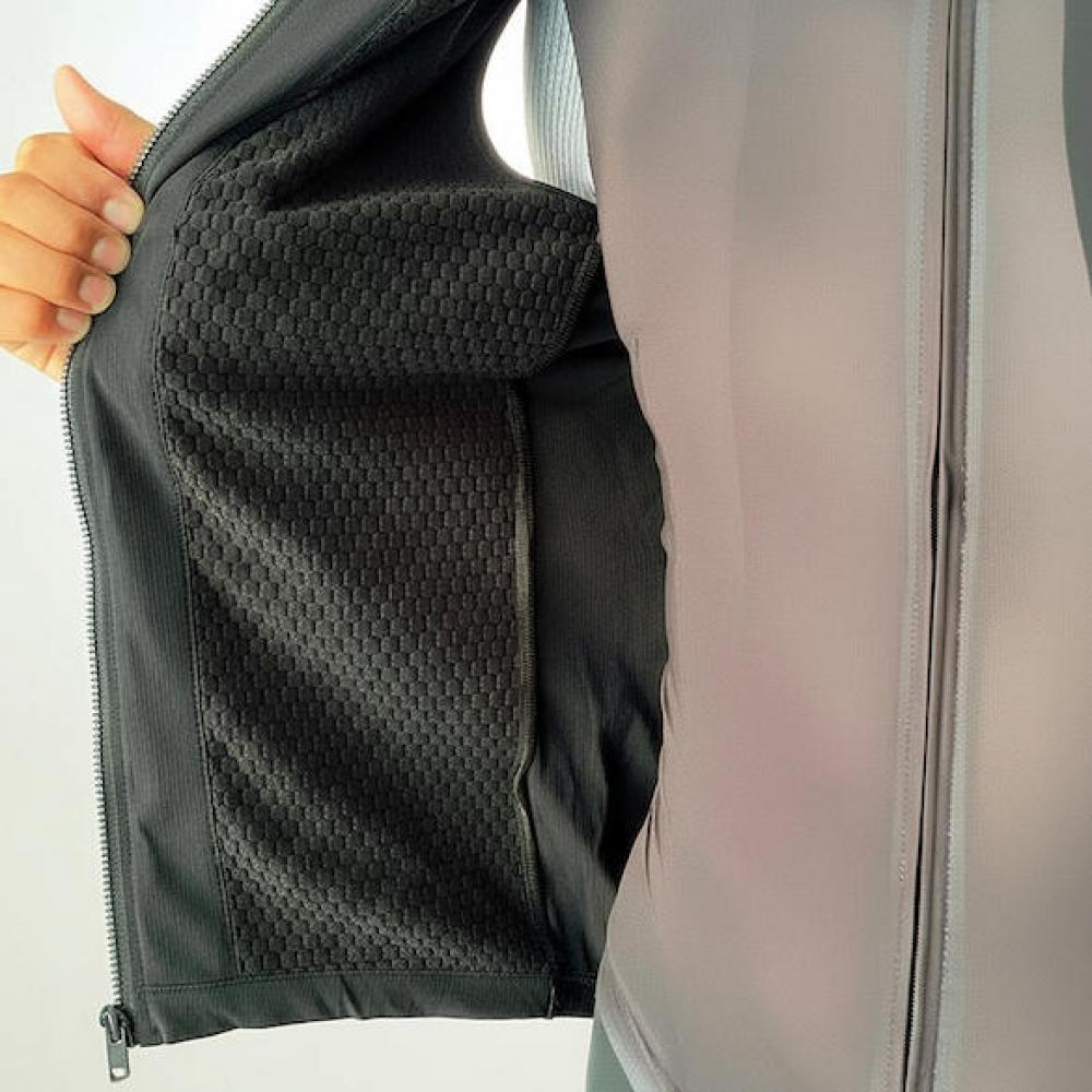 VeloToze Weste Core Shield M Schwarz - winddichter Kälteschutz für Ganzjahresfahrer