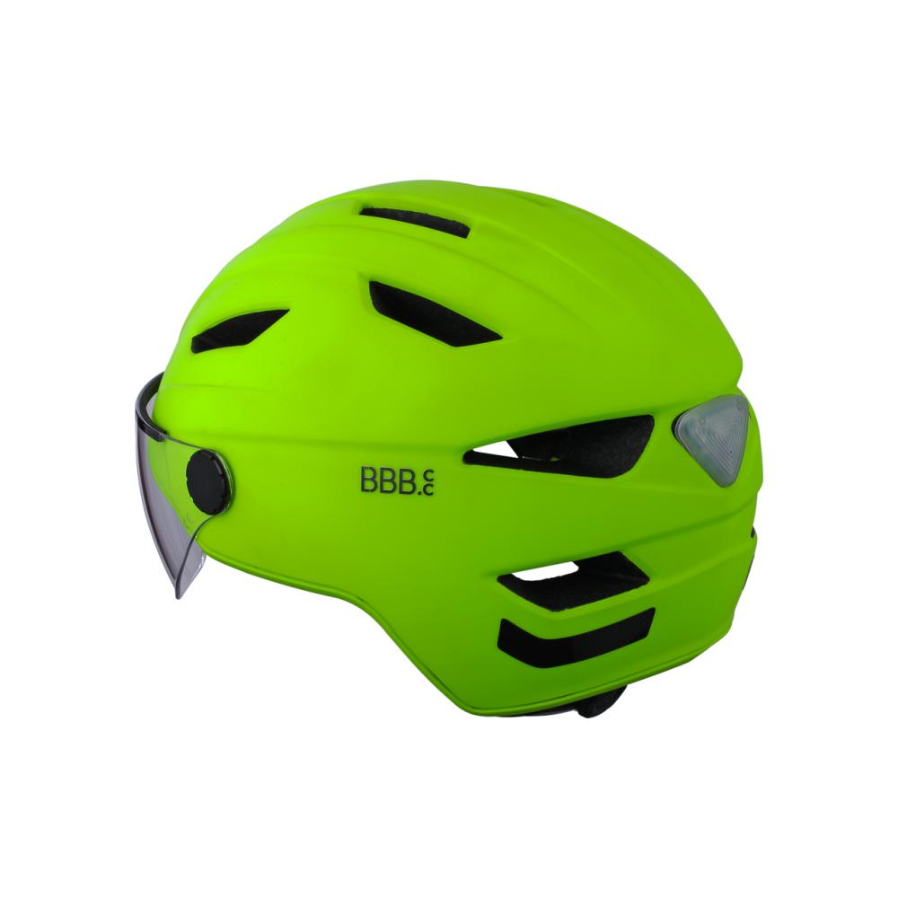 BBB Cycling Helm Move Face Shield M neon - sicherer Speed-Pedelec- und E-Bike-Helm