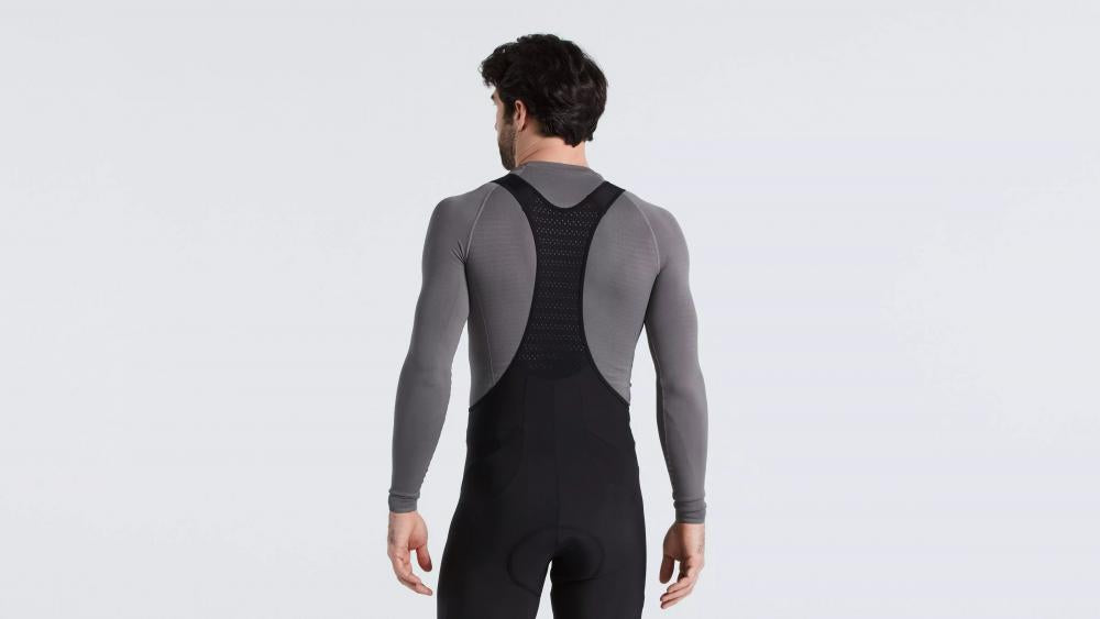 SEAMLESS BASELAYER LS MEN GRY S/M - Nahtlose Funktionsunterwäsche Herren Langarm Grau - Bekleidung