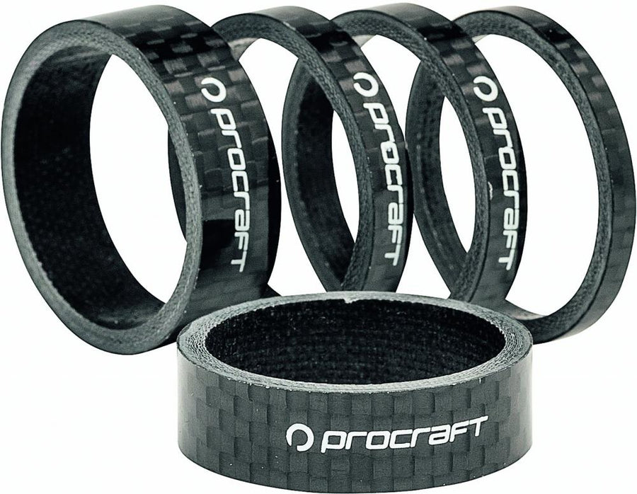 Procraft Ahead Spacer Carbon 1 1/8 Zoll Set - Leicht, edel, langlebig