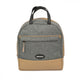 Haberland Rucksack-Lenkertasche Bella grau/hell- - flexible Lenkertasche & Rucksack