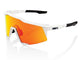 100% Speedcraft - HiPER Mirror Lens unis Soft Tact Off White HiPER Red - High-Performance Sportbrille