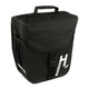 Haberland Einzeltasche 14l Basic 3.0 schwarz - praktische Gepäckträgertasche mit klappbarem Volumen
