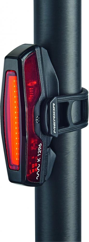 Merida Rücklicht AERO Schwarz - StVZO-konformes LED-Rücklicht mit Micro-USB