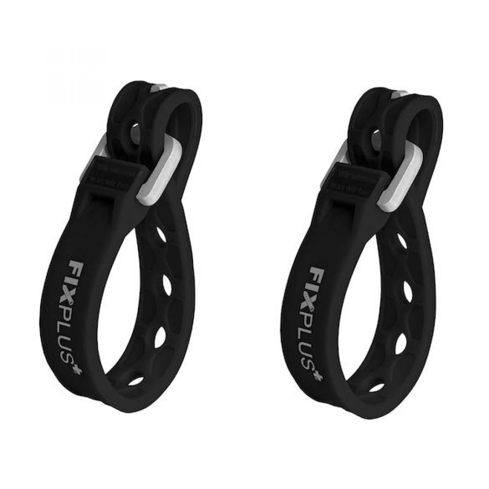 FixPlus Spannband Strap Nano/Slim Fit 15 cm Schwarz - vielseitiges Fixierband mit Einhanßunktion