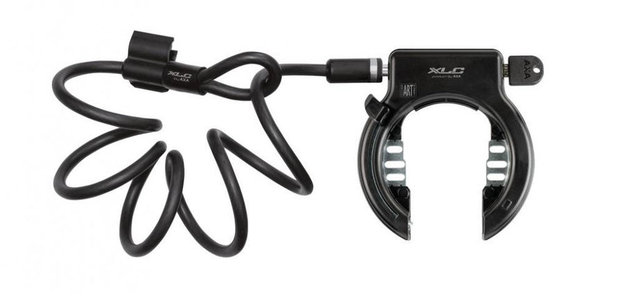 XLC Rahmenschloss Fantomas II LO-F02 Schlüssel abziehbar+ Kabel 1800x10mm