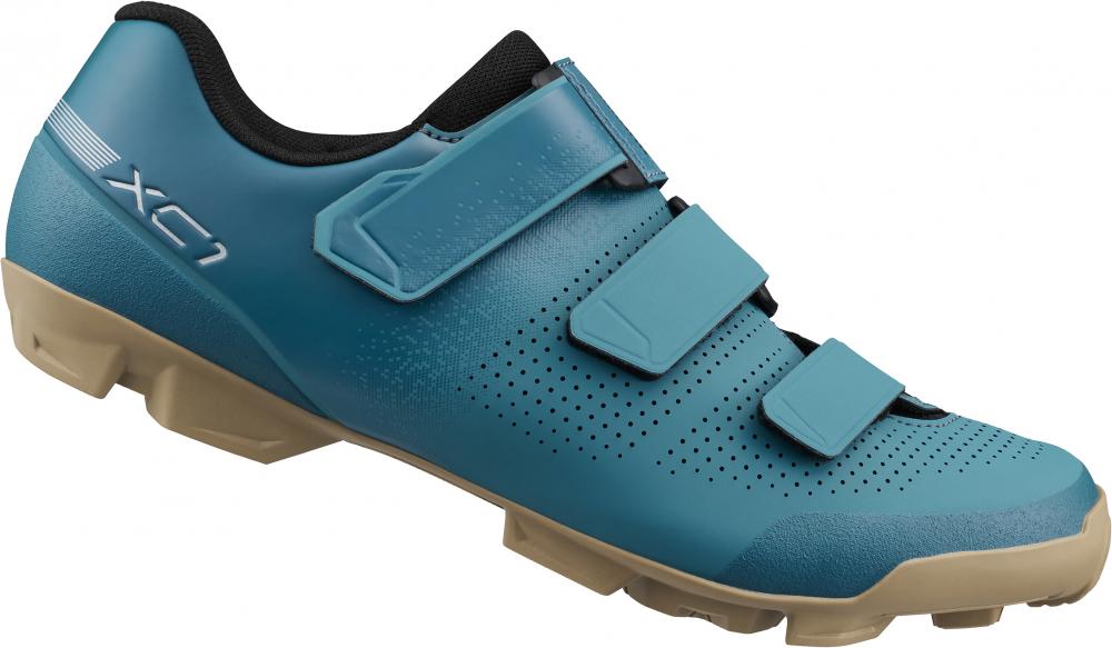 SHIMANO Fahrradschuhe XC102W Damen MTB SPD Größe 36 Blau Fahrradschuhe - frauenspezifischer XC-Schuh