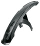 SKS Mudrocker Front Schutzblech für 27 - 5-29 MTB 59-76 mm Reifenbreite schwarz einfache Montage mit Adapter oder Klettstraps optimaler Spritzschutz 490 mm Länge