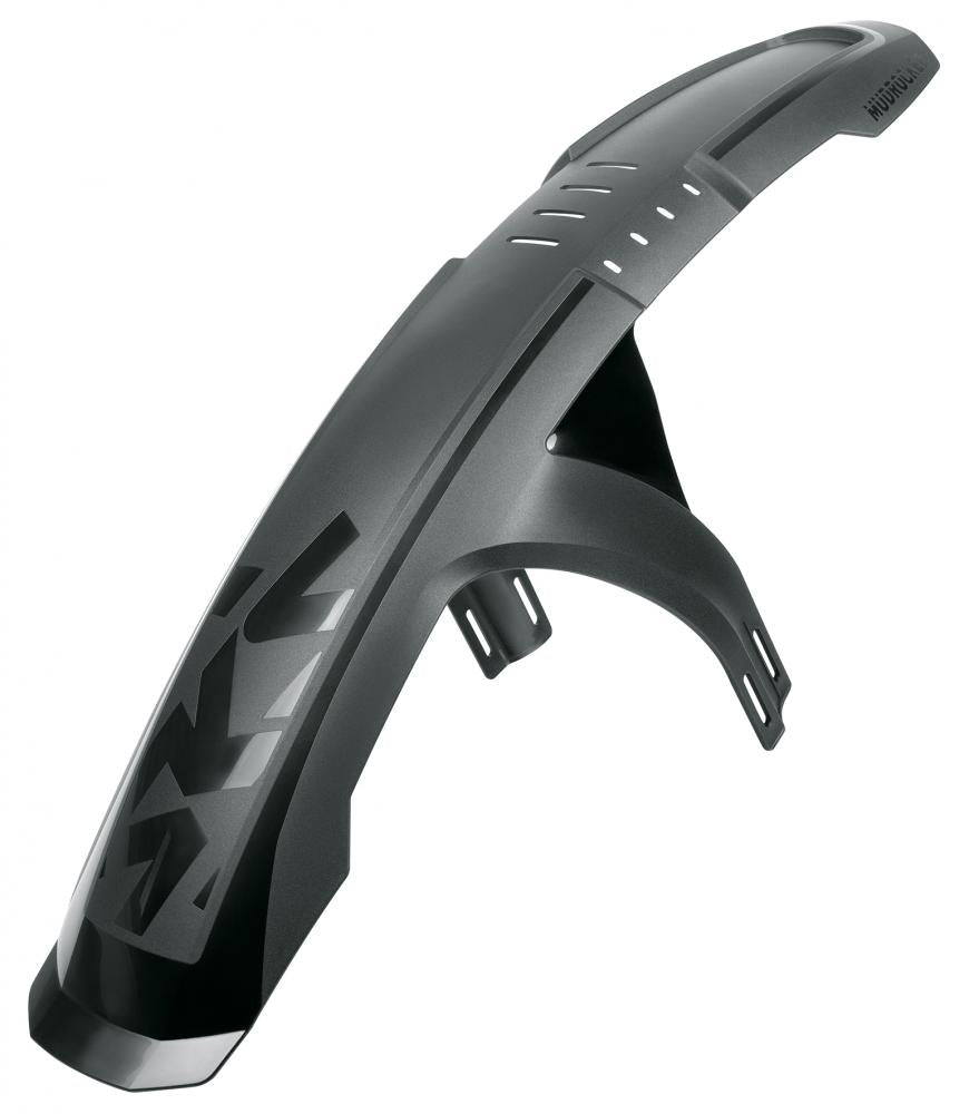 SKS Mudrocker Front Schutzblech, schwarz, für 27,5"-29" MTB, 59-76mm Reifenbreite, mit Klettstraps/Adapter, optimaler Spritzs