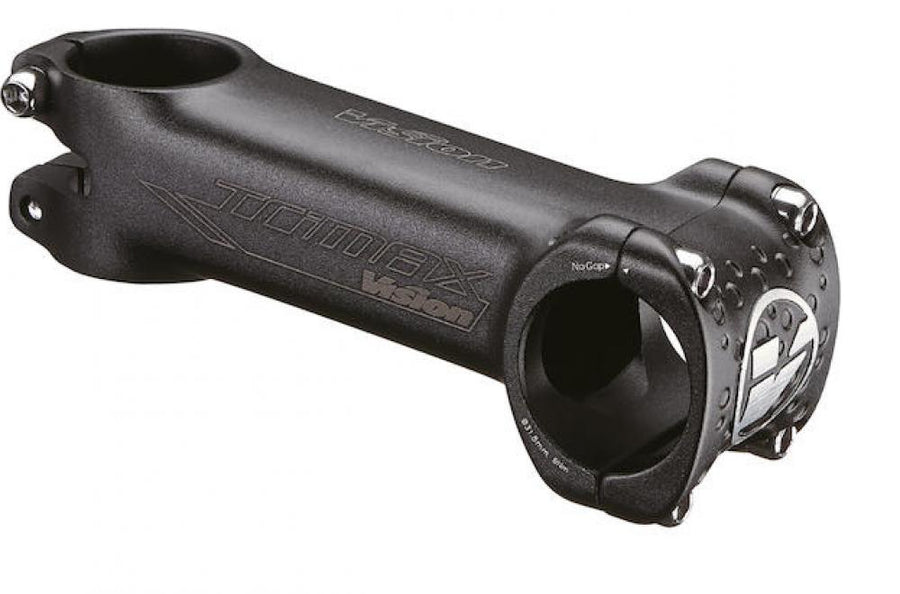Vision Trimax Alloy Vorbau -6° 31,8 x 100 mm Schwarz - Leichter Aluminium-Vorbau für Rennrad und Triathlon