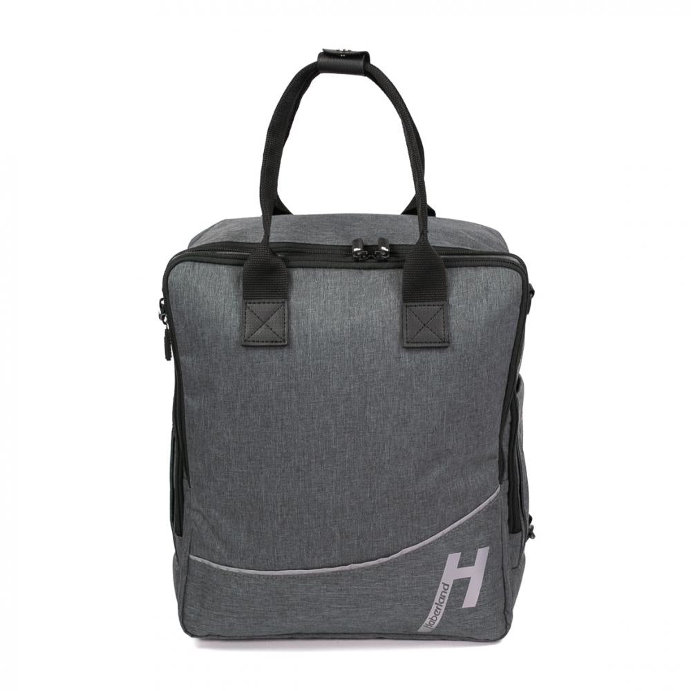 Haberland Frontträger-Rucksack More Than Work anthrazit - flexible Transportlösung für Frontgepäckträger
