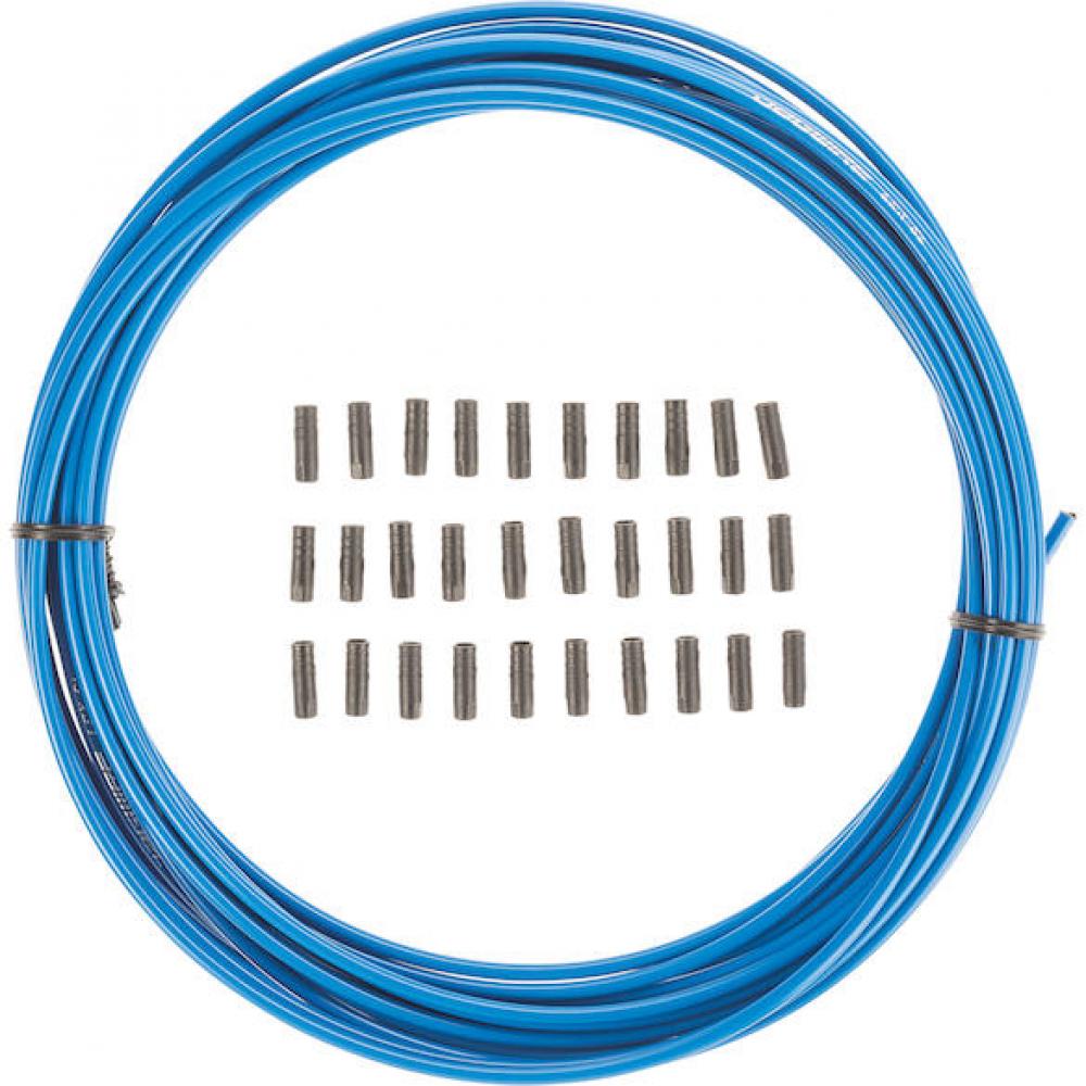 Jagwire LEX-SL Schaltzugaußenhülle Ø 4,5 mm x 10 m Blau - präzise Schaltperformance mit Slick-Lube