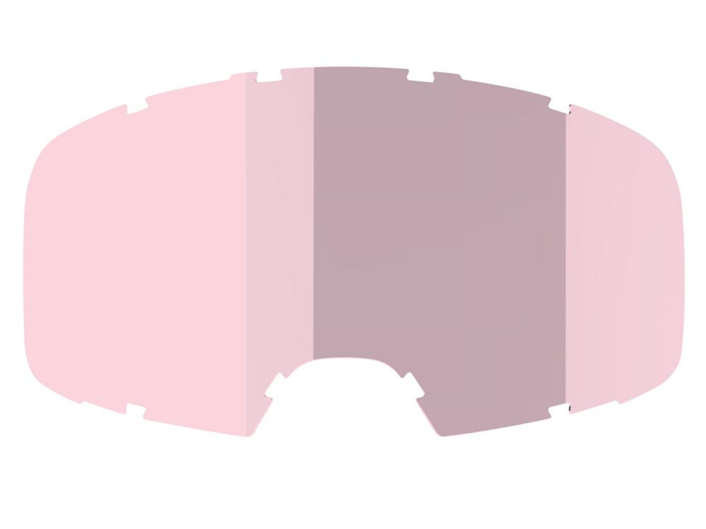 IXS Sports Division iXS Injected Mirror Single Repl. LP Mirror Soft Rose - klare Sicht & Anti-Fog Linse