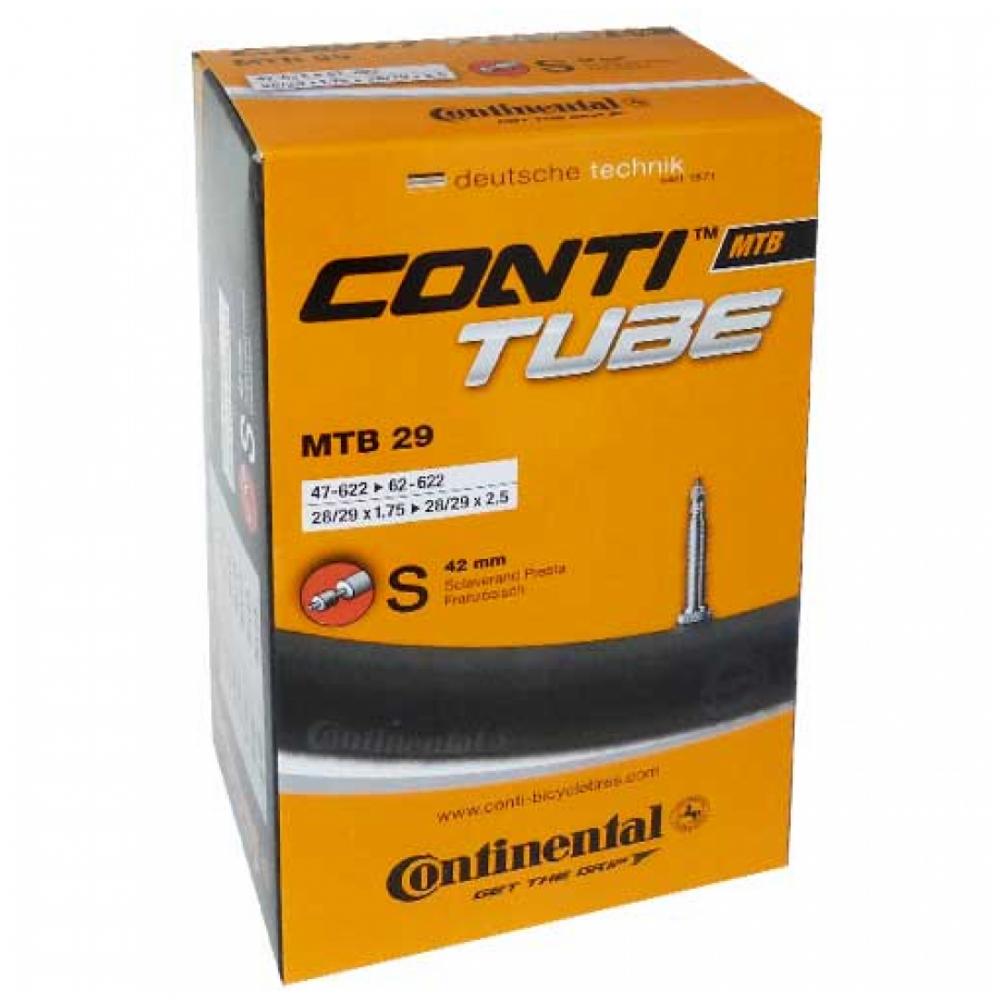25 x Schlauch Continental Conti MTB 28/29 28/29x1.75/2.50" 47/62-622 SV 42mm
