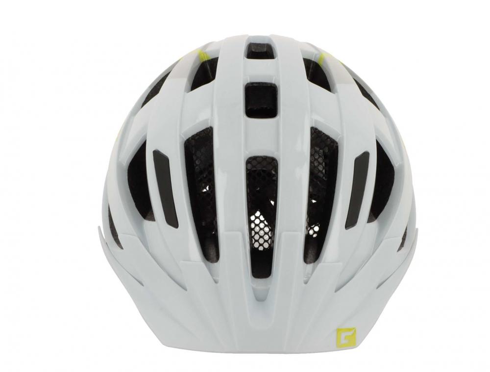 Cratoni Helm Velo-X City weiß lime glanz S/M 52 bis 57cm
