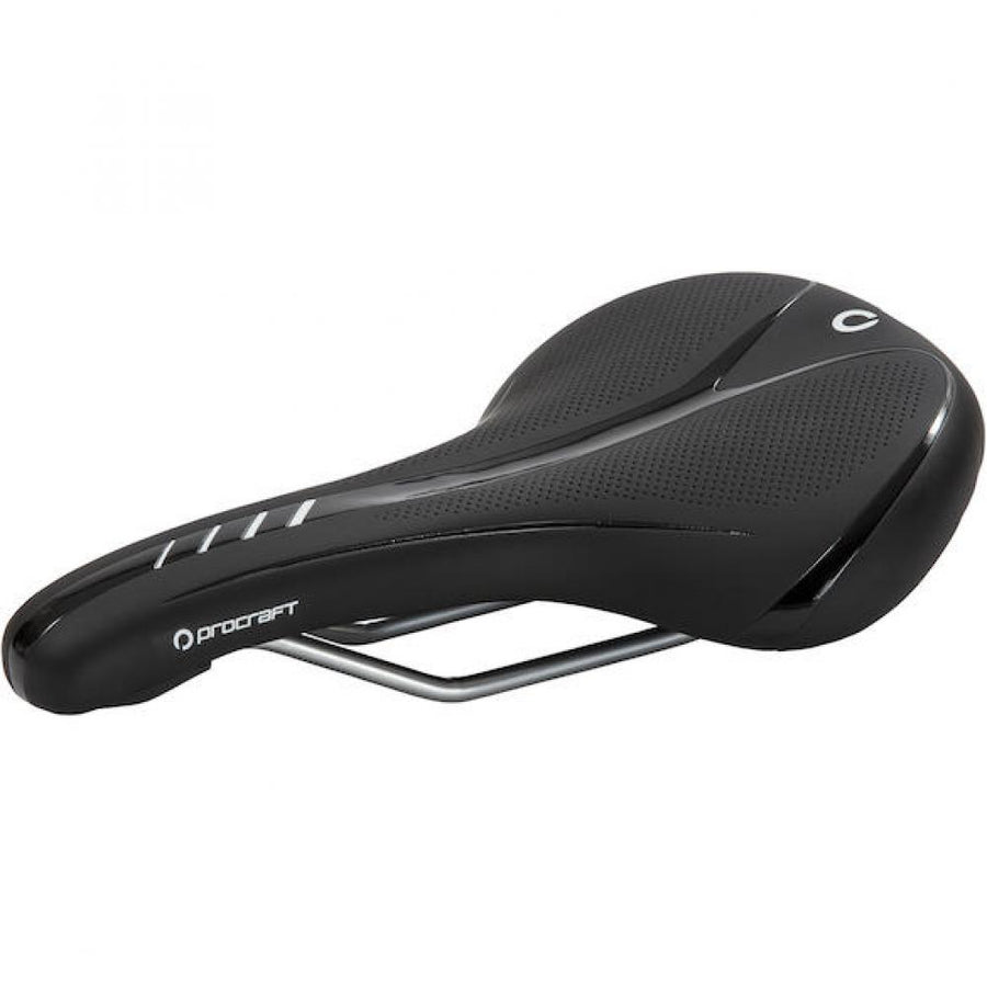 Procraft Sattel Tour Comfort 278 x 165 mm schwarz, ergonomischer Toursattel für hohen Sitzkomfort beim Radfahren.
