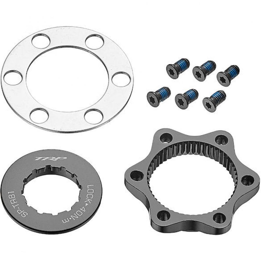 TRP Adapter Centerlock auf 6-Loch CL81 für 12 mm Achsen - Schwarz