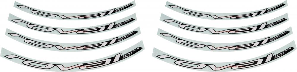 CONTROL DCL MY21 CONTROL SL 29 - 8 DECALS FOR ONE WHEELSET - WHITE GOLD / GHOST PEARL - Aufkleber - Decal-Kit