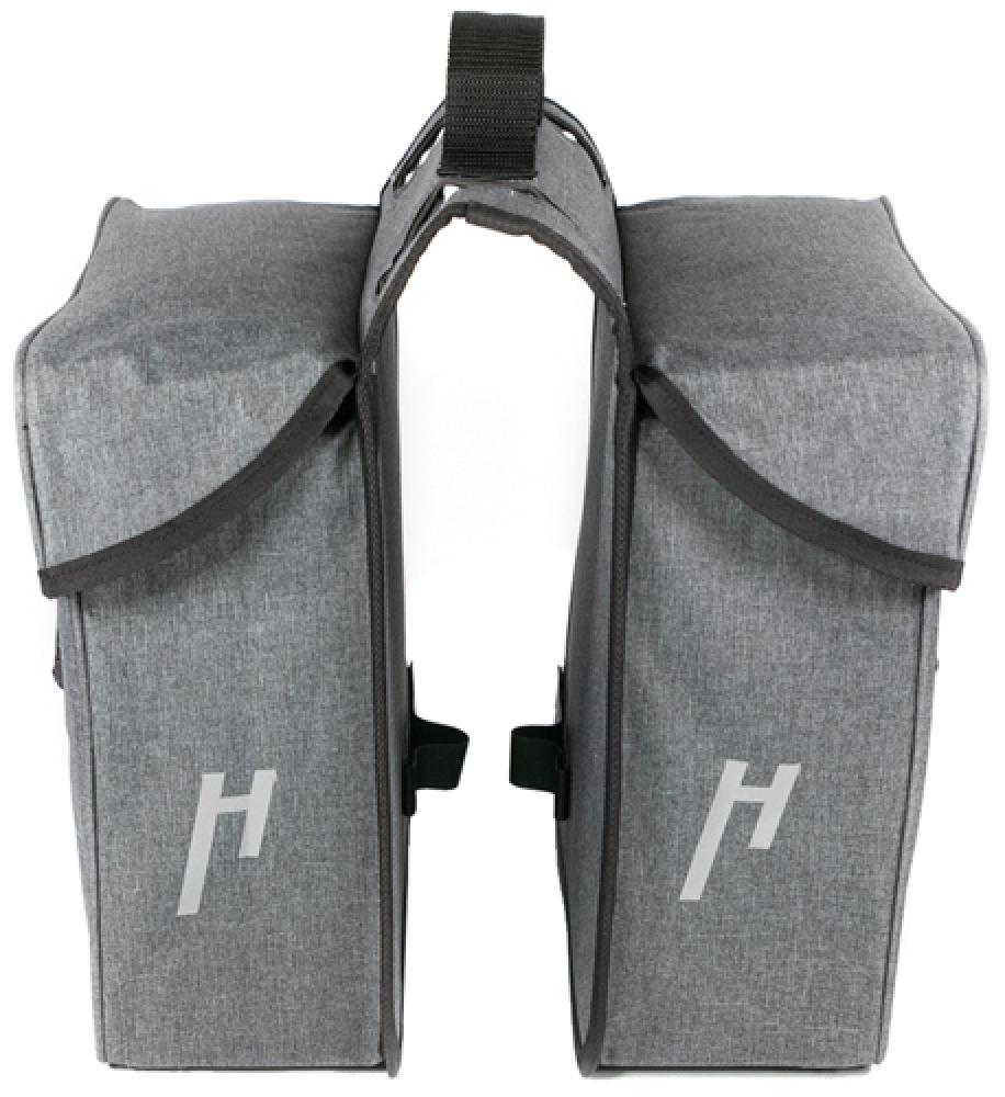 Haberland Doppeltasche 25l Basic M 3.0 grau - flexible Gepäcklösung für den Alltag