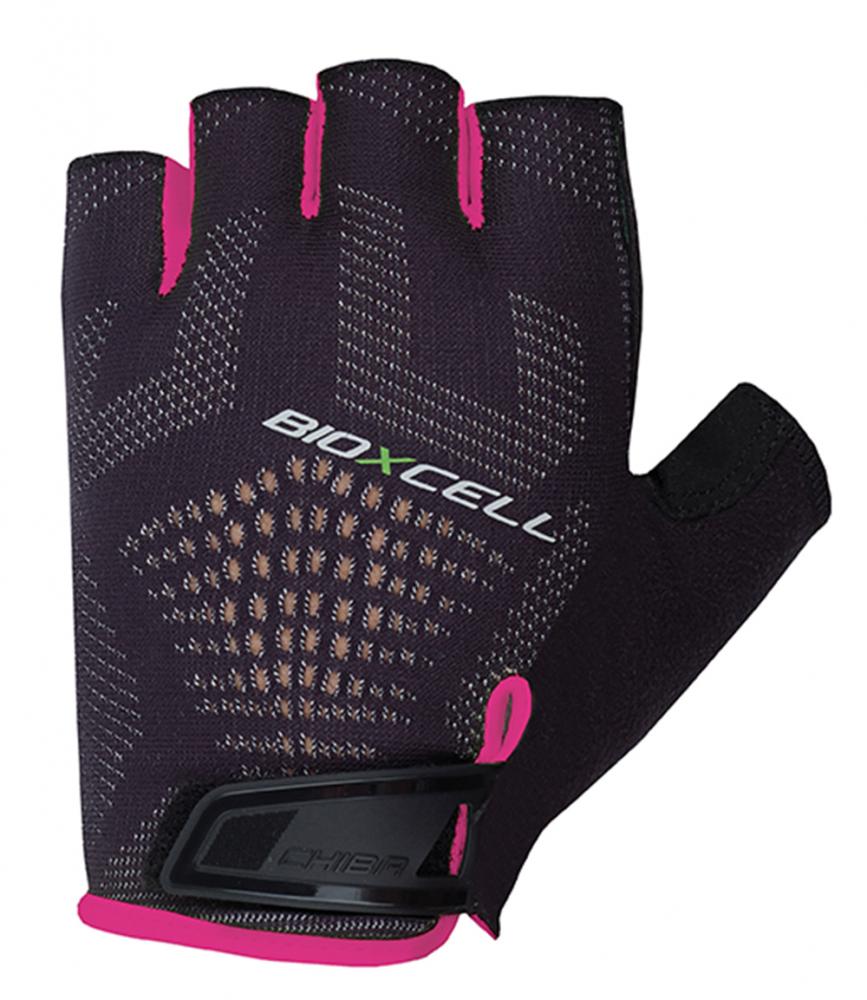 CHIBA BioXCell Super Fly - Radhandschuhe schwarz/pink, XL, 70 g