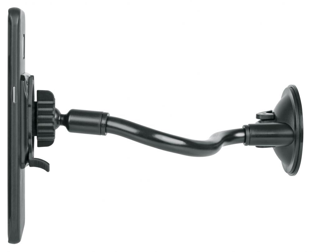 SKS COMPIT FLEXX Smartphone-Halterung  flexible Handyhalterung mit Flexarm und Saugnapf für alle glatten Oberflächen, ideal für Auto, Küche und Arbeitsplatz