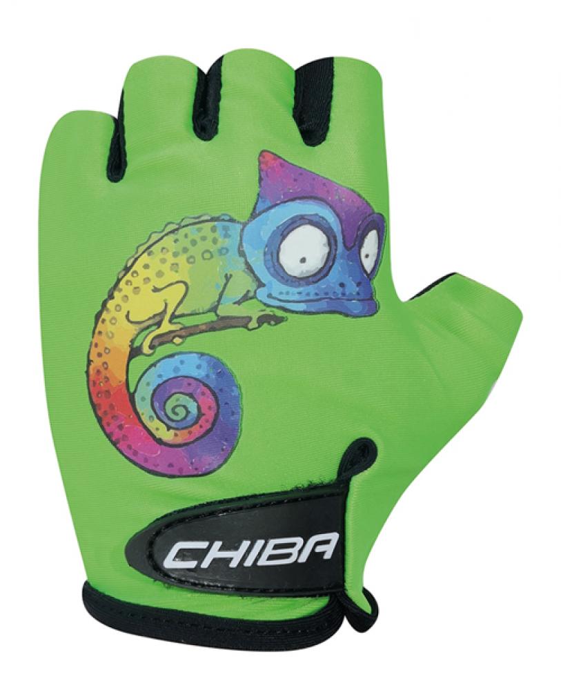 CHIBA Cool Kids - Kinder Radhandschuhe, Größe M, Farbe Chameleon, leicht & griffig