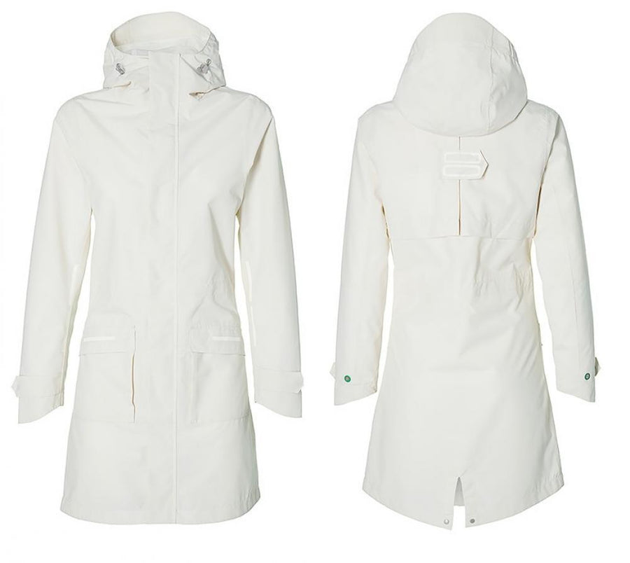 Basil Regenparka Mosse Women Snow White L