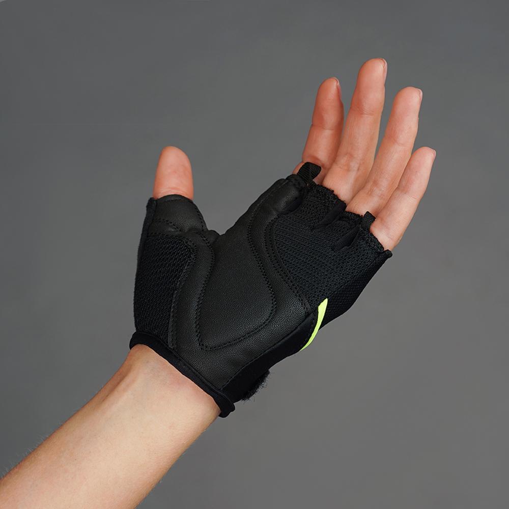 CHIBA Youth - Radhandschuhe kurzfinger schwarz S, atmungsaktiv & gepolstert, 55 g