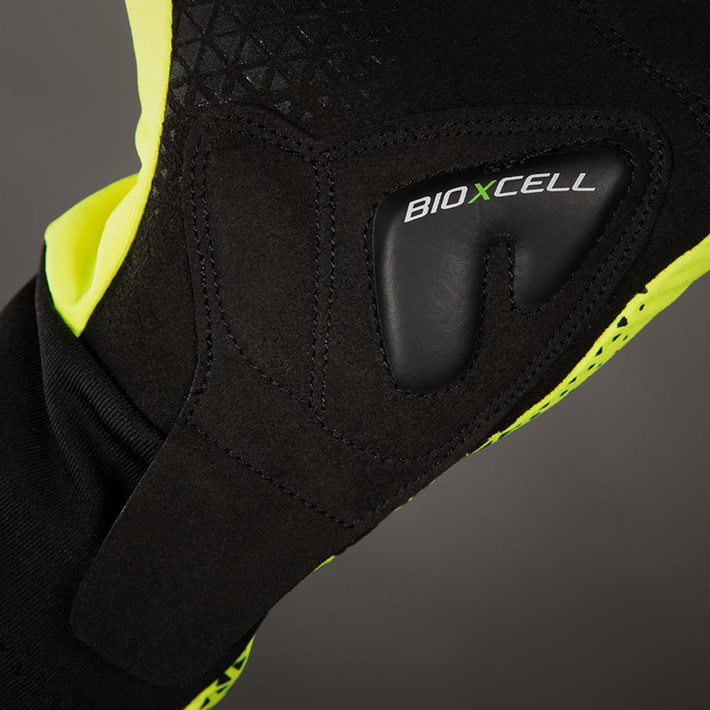 Chiba BioXCell Light Winter - Größe XXL, Softshell, Gelpolster, Silikongriff, Touchscreen-kompatibel, reflektierend, Fleece, lange Stulpe, waschbar