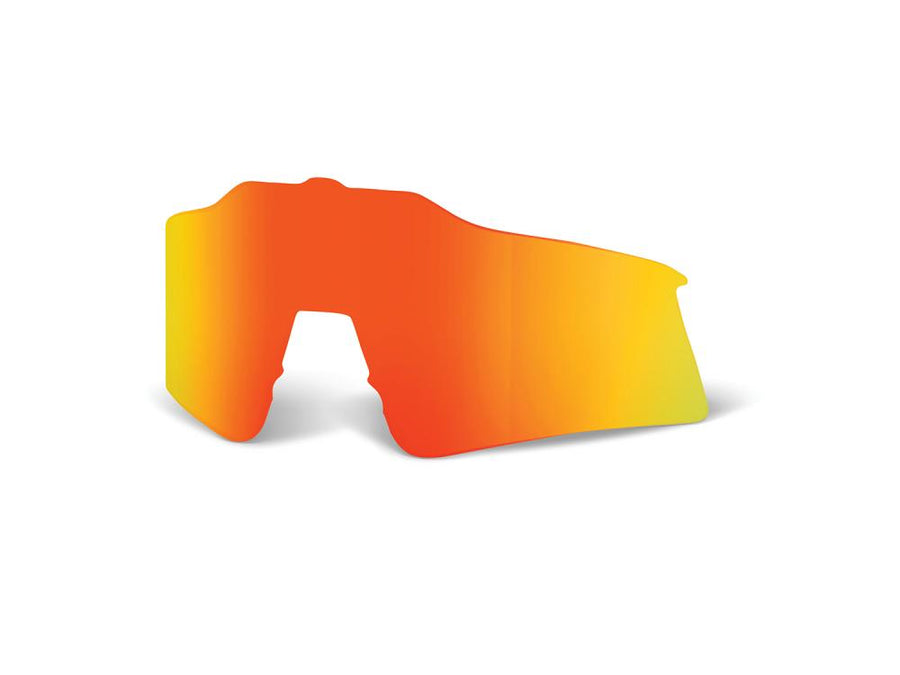 100% Speedcraft SL - HiPER Mirror Ersatzglas unis red - maximale Sicht & Kontrast