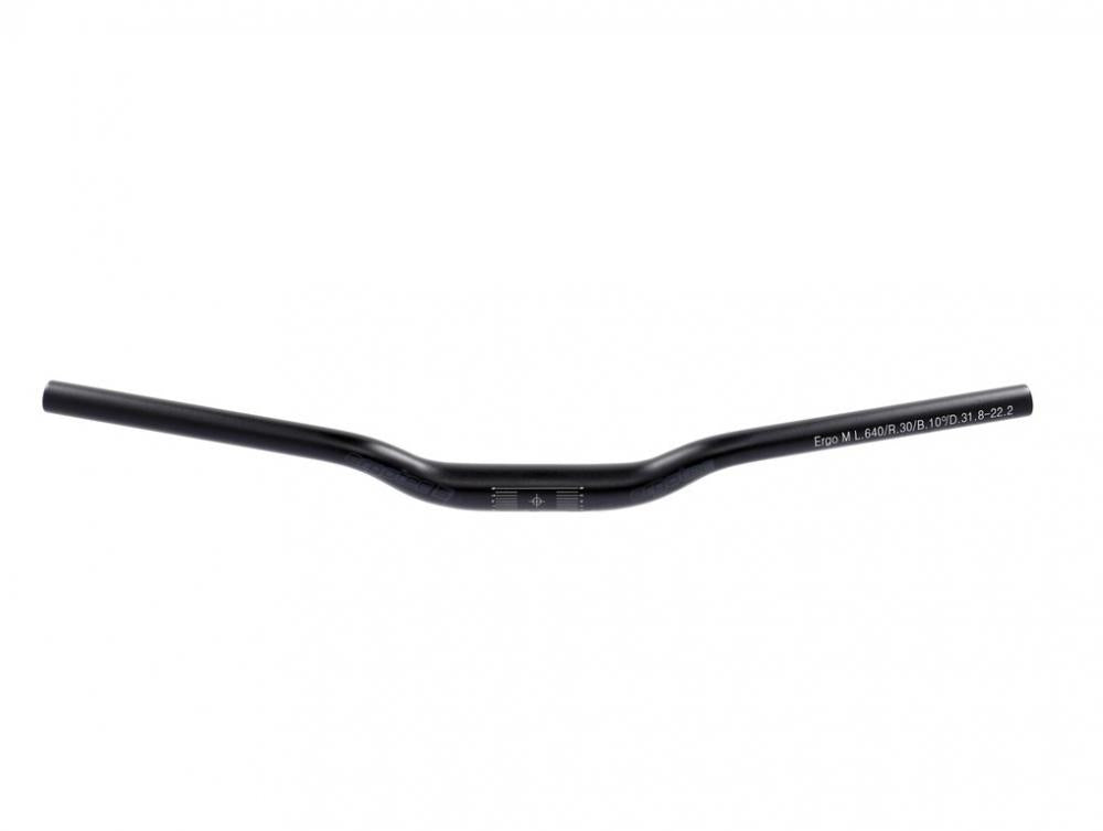Ergotec Lenkerbügel H-Bar M Alu Ø 31,8 mm 640 mm schwarz/matt 10°