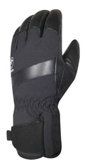 CHIBA Lady Roses II - wasserdichte Damen-Radhandschuhe schwarz, Gr. 8,5