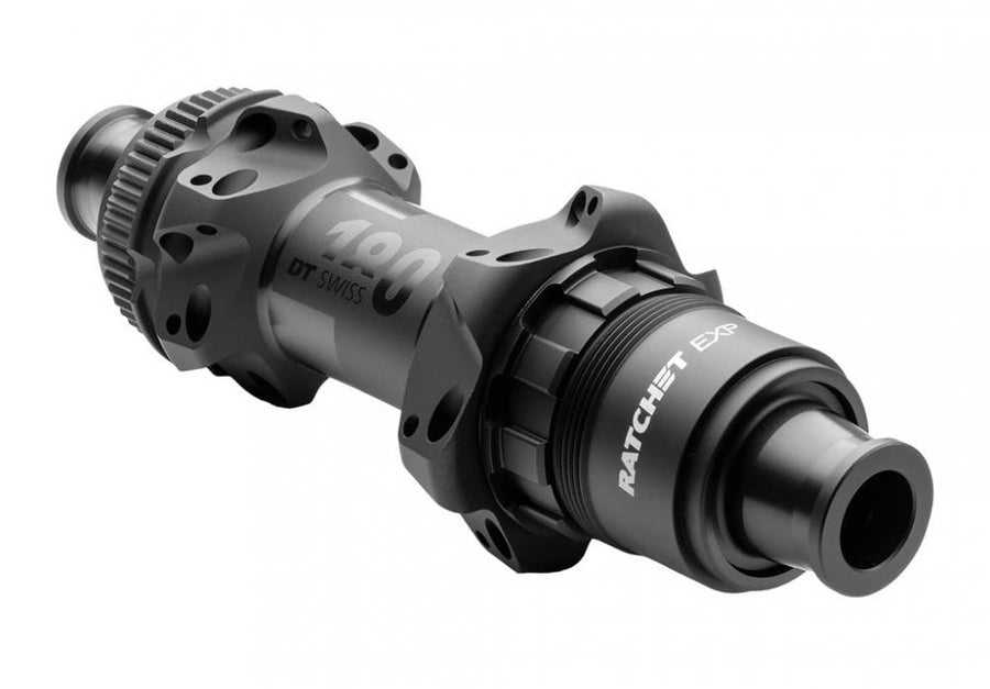 DT Swiss Nabe Road HR 180 EXP 28 Loch schwarz - Highend Hinterradnabe mit Ratchet EXP