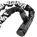 Kryptonite Keeper 790 Combo Kettenschloss mit 4-stelliger Zahlenkombination und wetterfestem Nylonüberzug.