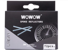 WOWOW Speichenreflektoren 72 Stück - 3M Scotchlite, 360° Sichtbarkeit, StVZO-konform, für 1,8-2,0 mm Speichen