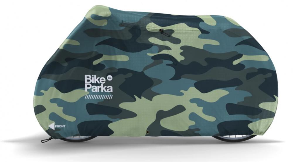 BikeParka Fahrradabdeckung XL Camo - robuste XL Fahrradgarage für optimalen Wetterschutz