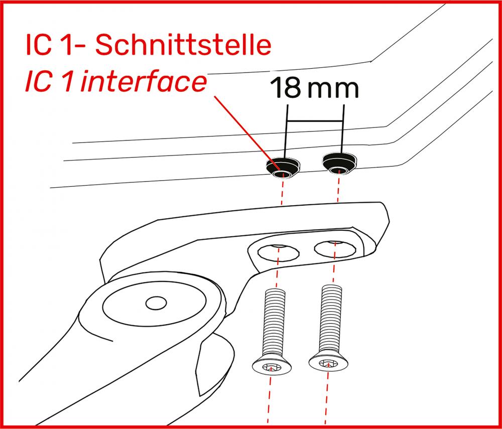 Hebie Hinterbauständer Hebie Abstellheld IC 1