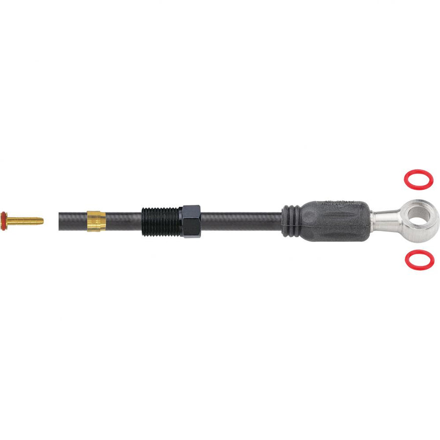 Jagwire Bremsleitungsset Sport Hydraulic für Mineralöl l Schwarz - zuverlässige Brems-Performance
