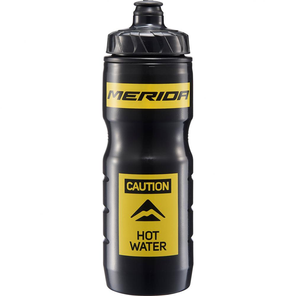Merida Trinkflasche THERMO 450 ml Schwarz-Gelb - Isotherme Wasserflasche
