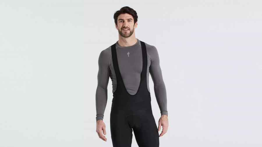 SEAMLESS BASELAYER LS MEN GRY S/M - Nahtlose Funktionsunterwäsche Herren Langarm Grau - Bekleidung